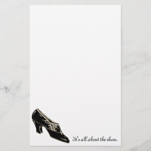Alles over de schoenen... briefpapier (Voorkant)