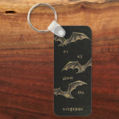 Alles over de spanwijdte / knuppels / lezer sleutelhanger (Voorkant)