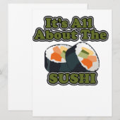 Alles over de Sushi Food Humor (Voorkant / Achterkant)