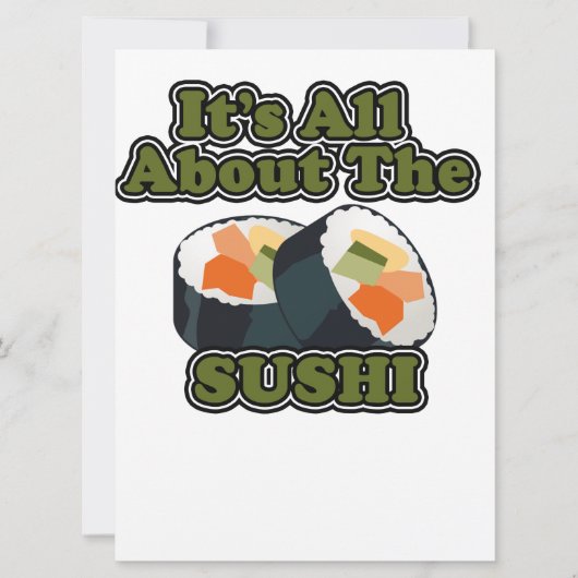 Alles over de Sushi Food Humor (Voorkant)