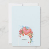 Alles over de uitnodiging van de Bridal van de Lie (Achterkant)