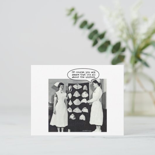 Alles over de zuster Uniform Briefkaart (Staand voorkant)