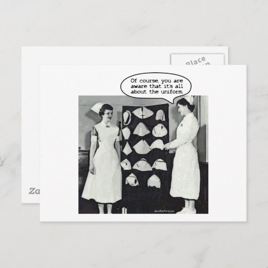 Alles over de zuster Uniform Briefkaart (Voorkant / Achterkant)