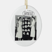 Alles over de zuster Uniform Keramisch Ornament (Rechts)