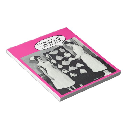 Alles over de zuster Uniform Notitieblok (Schuin)