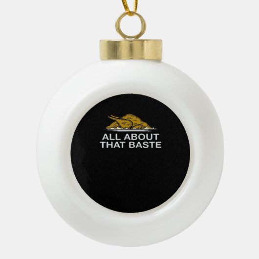 Alles over deze Baste Classic Keramische Bal Ornament (Voorkant)