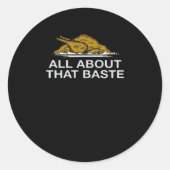 Alles over deze Baste Classic Ronde Sticker (Voorkant)