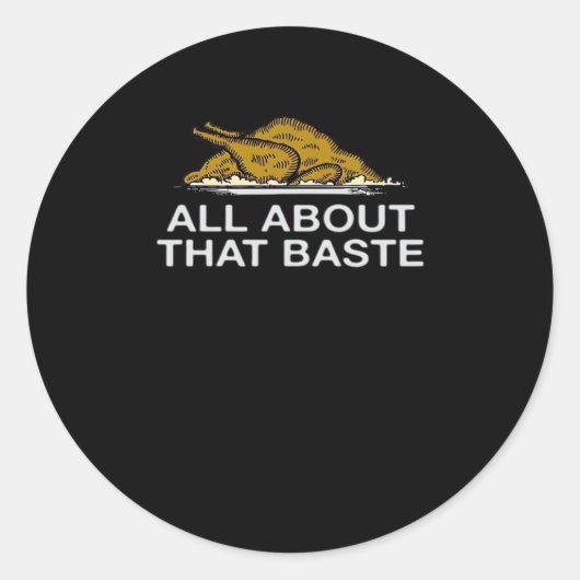 Alles over deze Baste Classic Ronde Sticker (Voorkant)