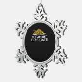 Alles over deze Baste Classic Tin Sneeuwvlok Ornament (Rechts)