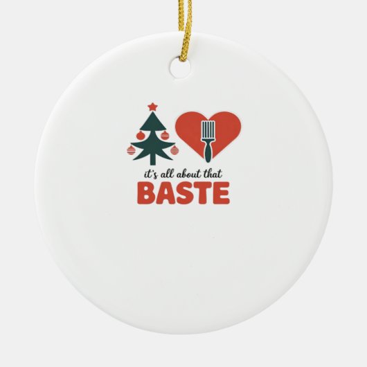 Alles over deze fantastische kerstklassieker keramisch ornament (Voorkant)