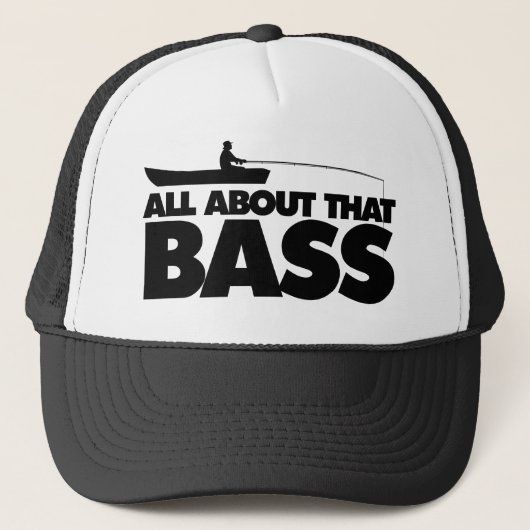 Alles over die bas op bluegill trucker pet (Voorkant)