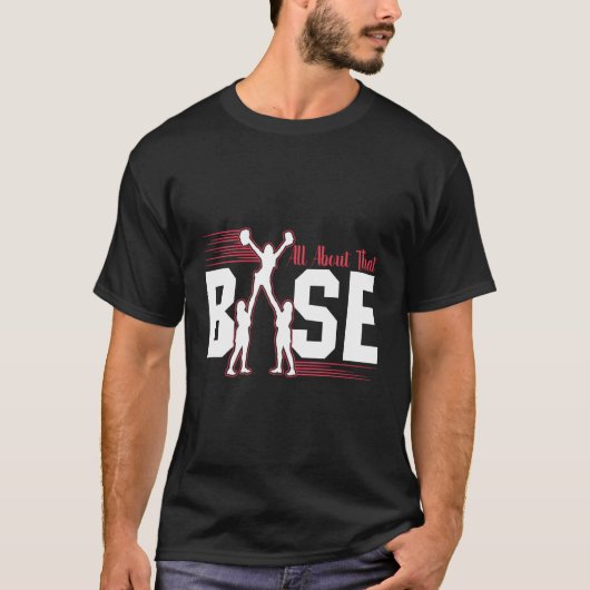 Alles over die basis cheerleading Cheer T-shirt Ho (Voorkant)