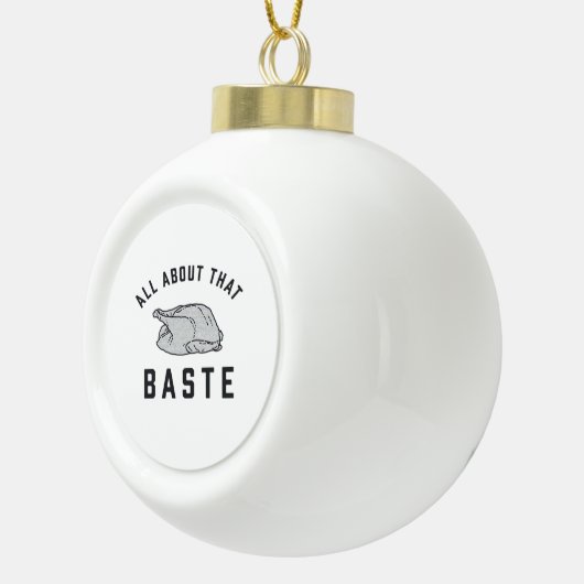 Alles over die Baste Classic Grappig Keramische Bal Ornament (Rechts)