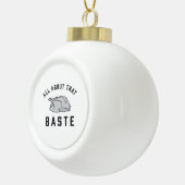 Alles over die Baste Classic Grappig Keramische Bal Ornament (Rechts)