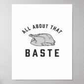 Alles over die Baste Classic Grappig Poster (Voorkant)