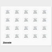 Alles over die Baste Classic Grappig Ronde Sticker (Vel)