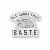 Alles over die Baste Classic Grappig Sticker (Voorkant)