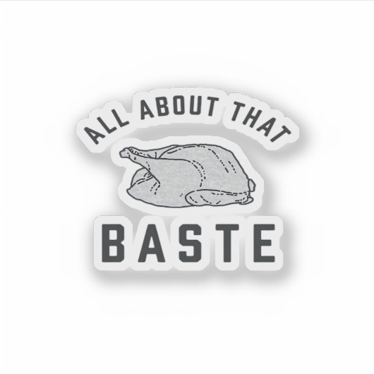 Alles over die Baste Classic Grappig Sticker (Voorkant)