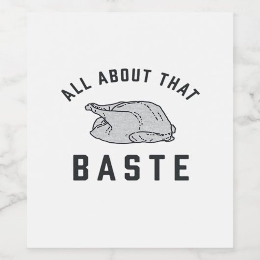 Alles over die Baste Classic Grappig Wijn Etiket (Enkel label)