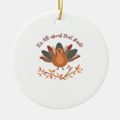 Alles over die Baste Classic Luiaard Keramisch Ornament (Voorkant)