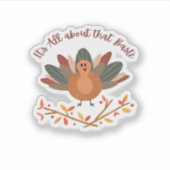 Alles over die Baste Classic Luiaard Sticker (Voorkant)