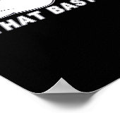 Alles over die Baste Fitted Scoop Poster (Hoek)
