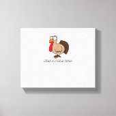 Alles over die Baste Funny voor Thanksgiving Canvas Afdruk (Voorkant)