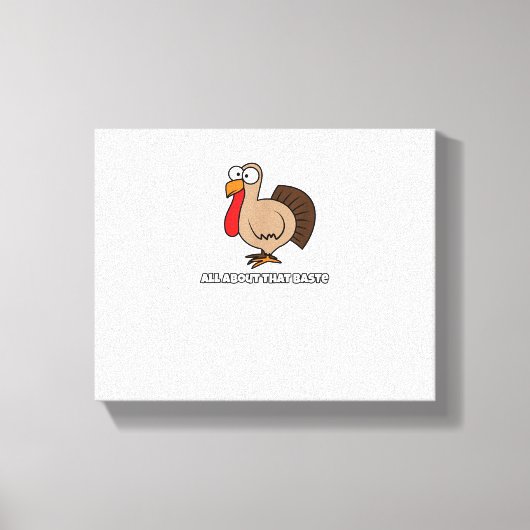 Alles over die Baste Funny voor Thanksgiving Canvas Afdruk (Voorkant)
