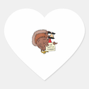 Alles over die Baste Funny voor Thanksgiving Hart Sticker