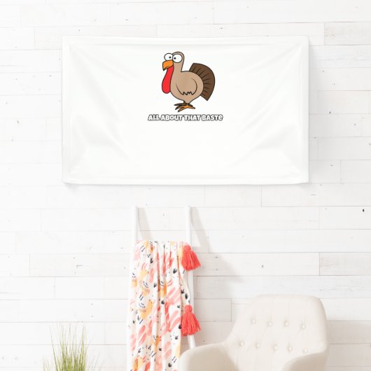 Alles over die Baste Funny voor Thanksgiving Spandoek (Insitu)