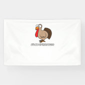 Alles over die Baste Funny voor Thanksgiving Spandoek (Horizontaal)