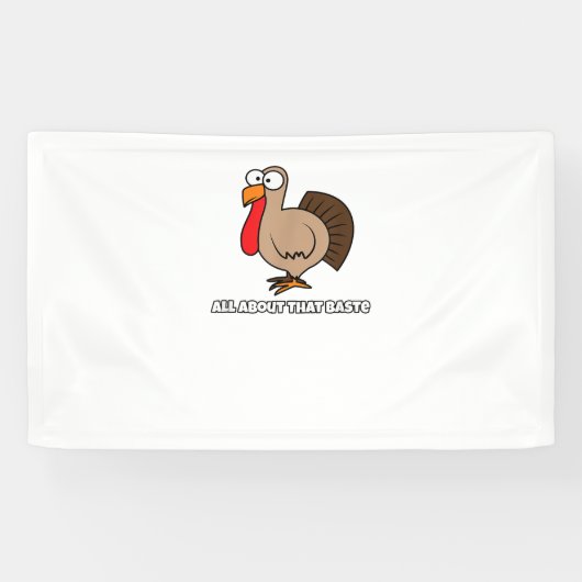 Alles over die Baste Funny voor Thanksgiving Spandoek (Horizontaal)