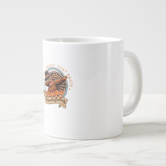 Alles over die Baste Happy Thanksgiving Classic Grote Koffiekop (Voorkant rechts)