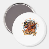 Alles over die Baste Happy Thanksgiving Classic Magneet (Voorkant / Achterkant)