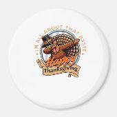 Alles over die Baste Happy Thanksgiving Classic Magneet (Voorkant)