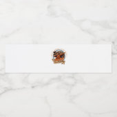 Alles over die Baste Happy Thanksgiving Classic Waterfles Etiket (Enkel label)