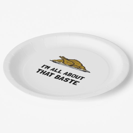 Alles over die baste past papieren bordje (Gekanteld)