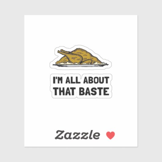Alles over die baste past sticker (Vel)