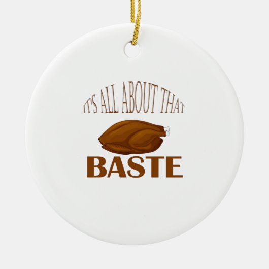 Alles over die Baste Style Quote Keramisch Ornament (Voorkant)