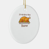 Alles over die baste (Thanksgiving) trendy Keramisch Ornament (Rechts)