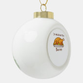 Alles over die baste (Thanksgiving) trendy Keramische Bal Ornament (Links)