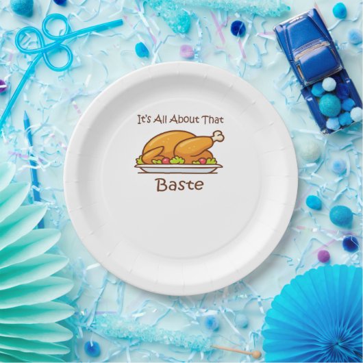 Alles over die baste (Thanksgiving) trendy Papieren Bordje (Feest)
