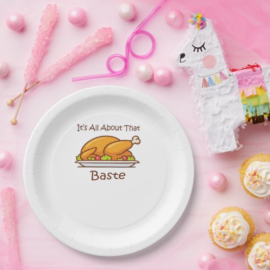 Alles over die baste (Thanksgiving) trendy Papieren Bordje (Feest)