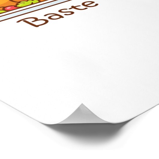 Alles over die baste (Thanksgiving) trendy Poster (Hoek)