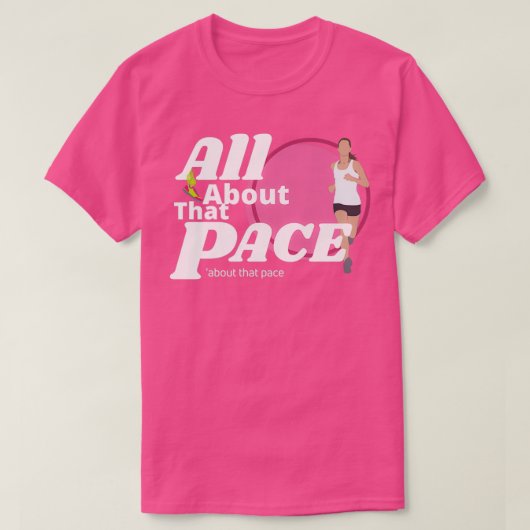 ALLES OVER DIE PACE RUNNER T-SHIRT (Design voorkant)