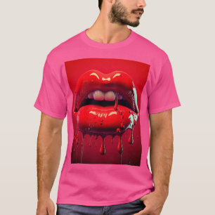 Alles over die rode lippenstift t-shirt