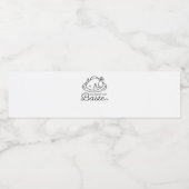 Alles over die smeerlap voor Thanksgiving Waterfles Etiket (Enkel label)