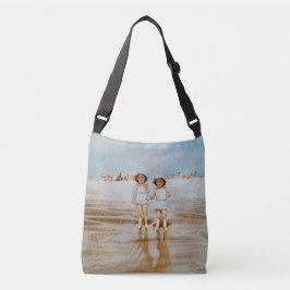  alles-over-druk dwars-Beach Beach schoonheid Crossbody Tas