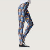 Alles-over-druk Leggings met Abstract Honeycomb (Rechts)