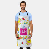 Alles-over-druk Schort Beach House Fun Chef (Gedragen)